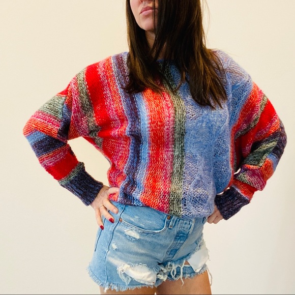Free People Women’s Sweater Multi Size XS EUC - Picture 2 of 13
